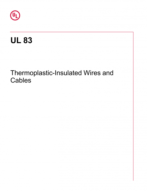 UL 83 PDF UL 83 PDF